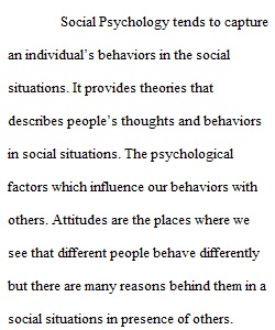 Social Psychology_Task_Week_1